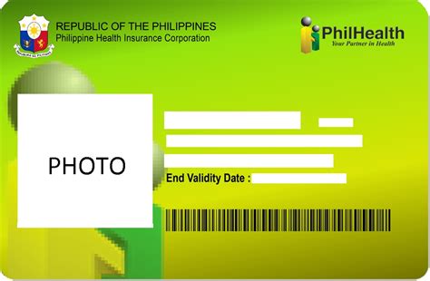 philhealth id card template.